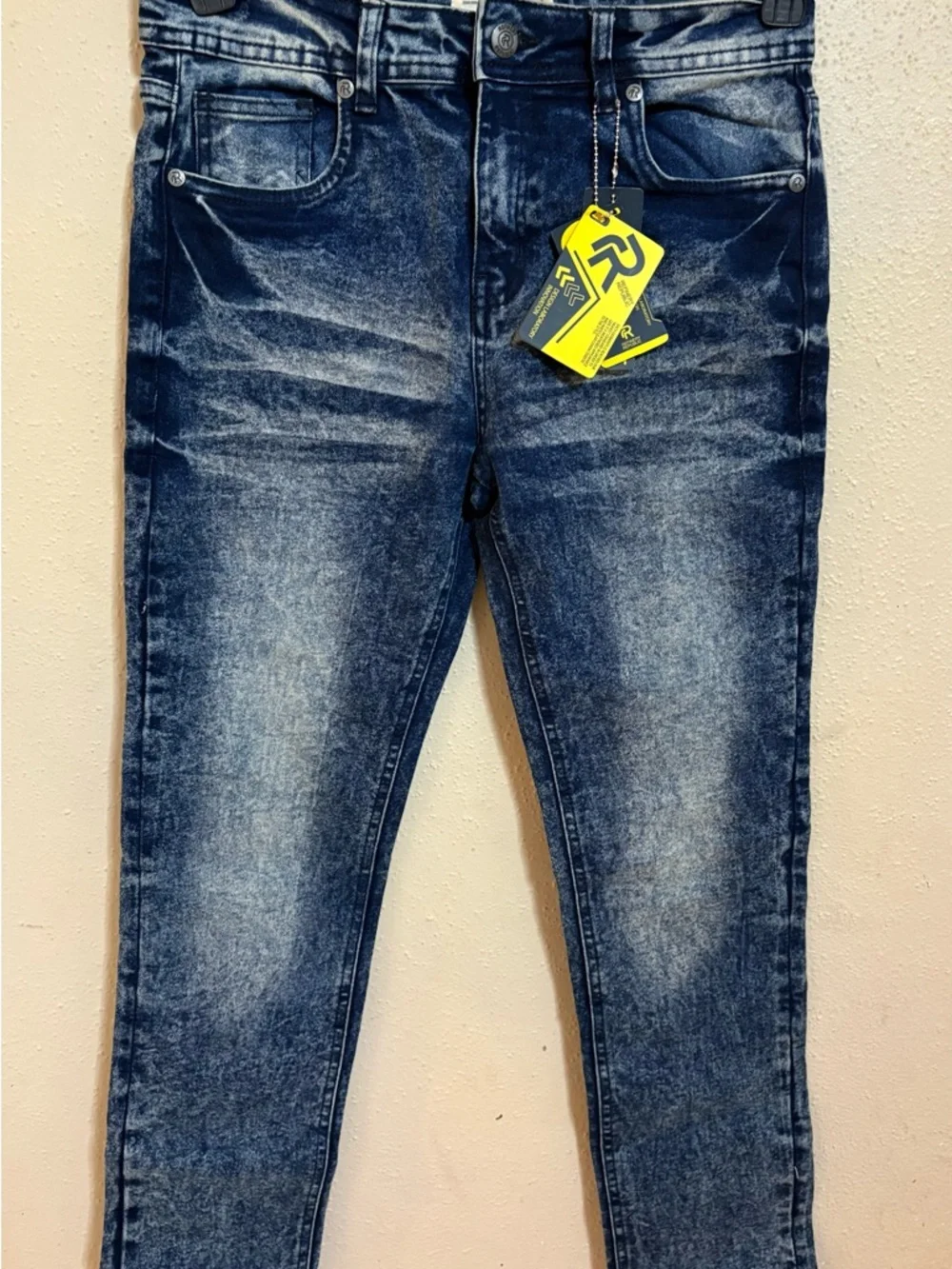 Boys  Washed Blue Jeans - Classic Slim Fit